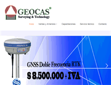 Tablet Screenshot of geocas.cl